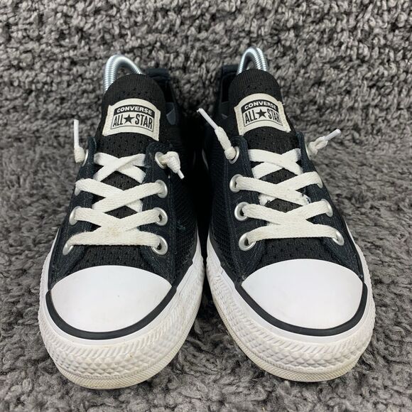 Converse All Star Women's Knit Slip-On Elasticized Collar Sneakers Black Sz 7 - Picture 6 of 8